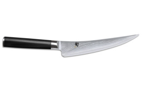 Нож для удаления костей из мяса KAI Шан Классик 16,5 см, дамасская сталь, 32 слоя