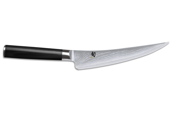 Нож для удаления костей из мяса KAI Шан Классик 16,5 см, дамасская сталь, 32 слоя