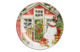 Тарелка закусочная Certified Int. Дом снеговика-1 23 см, керамика