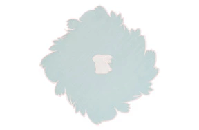 Набор плейсматов Truffle Bee Easter Bunny Linen little 46х46 см, 2 шт, лен, тиффани-розовый