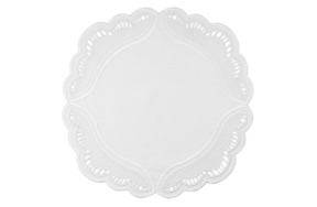 Набор плейсматов круглых Truffle Bee Oyster 43 см, 2 шт, лен, белый