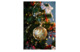 Украшение елочное шар Bartosh Рождественник Золотой 10см, стекло