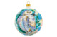 Украшение елочное шар Bartosh Полярная сова 10см, стекло