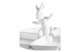 Менажница Claystreet Кролик-озорник 25см, белый, фарфор