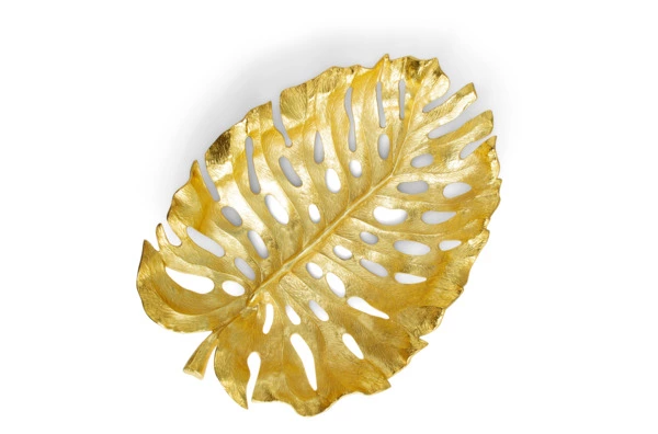 Чаша-лист Michael Aram Лист монстеры 56 см