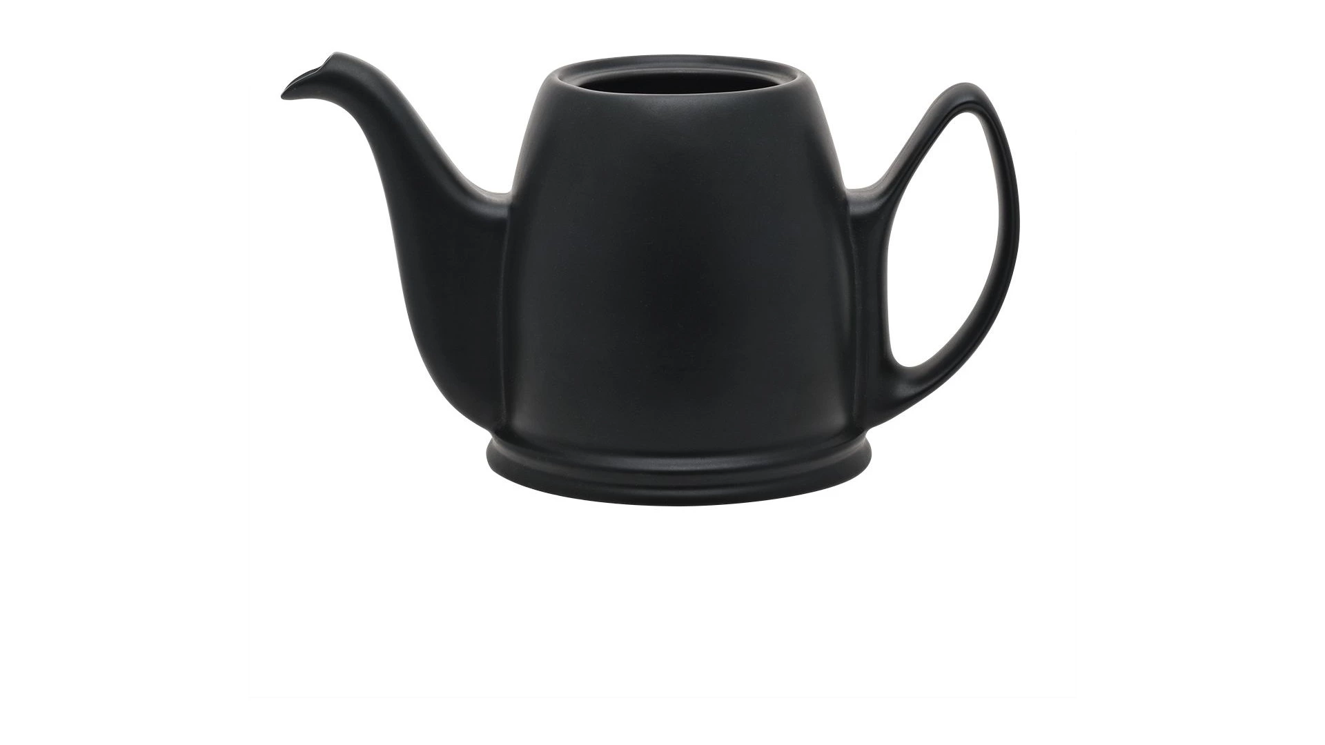 Чайник заварочный Degrenne Salam 700 мл, фарфор, алюминий, черный, с бронзовой муфтой