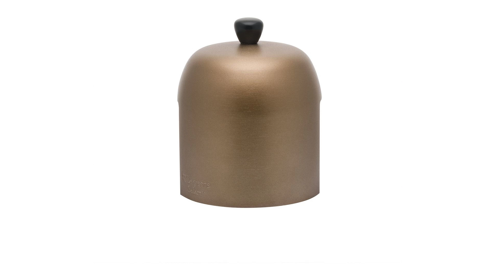 Чайник заварочный Degrenne Salam 700 мл, фарфор, алюминий, черный, с бронзовой муфтой