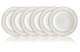 Набор тарелок суповых Lenox Чистый опал 23 см, фарфор, 6 шт