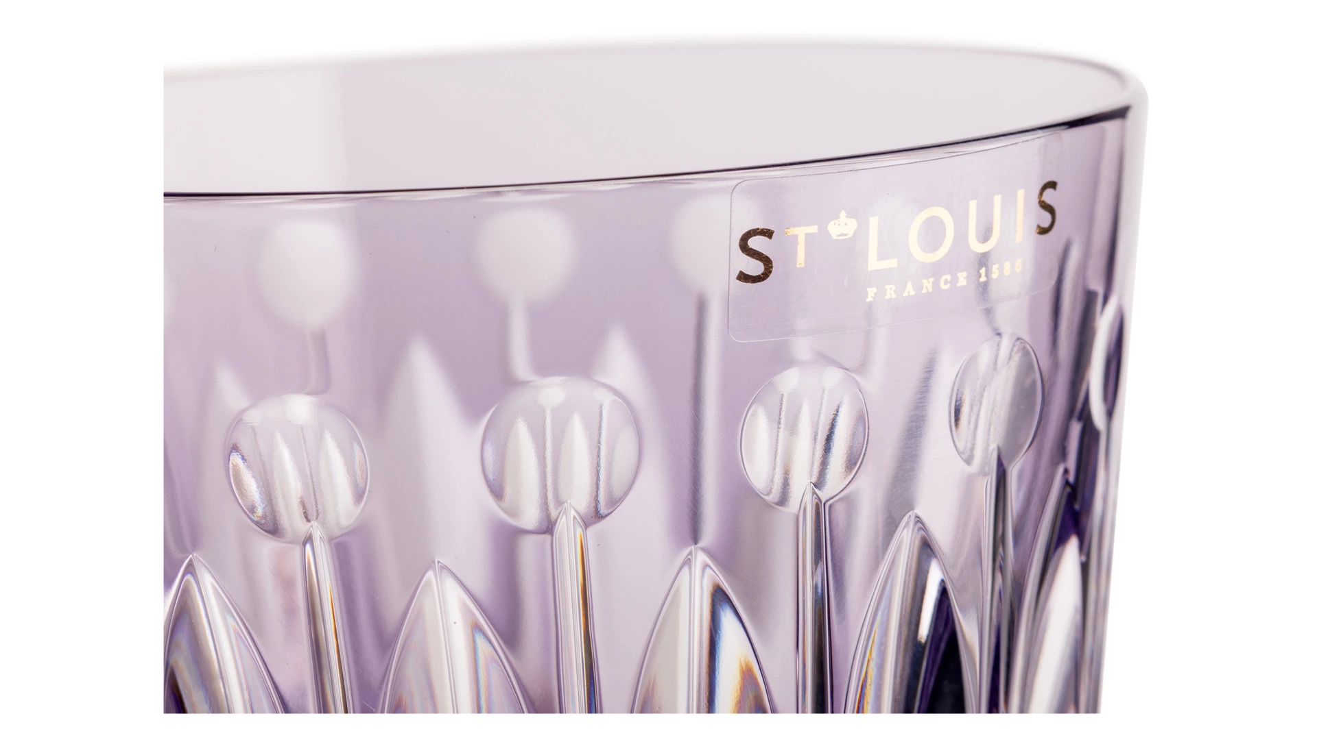Набор стаканов для виски Saint-Louis Томми 380 мл, хрусталь, фиолетовый, 2 шт