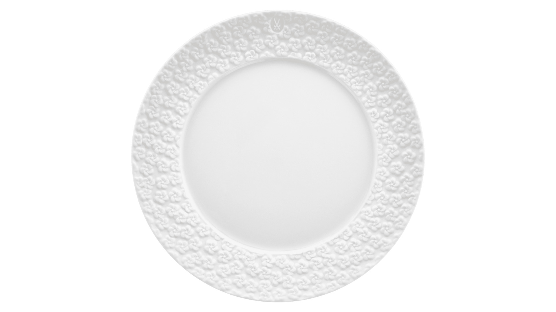 Тарелка пирожковая Meissen Королевский цвет Белый бисквит 17 см, фарфор