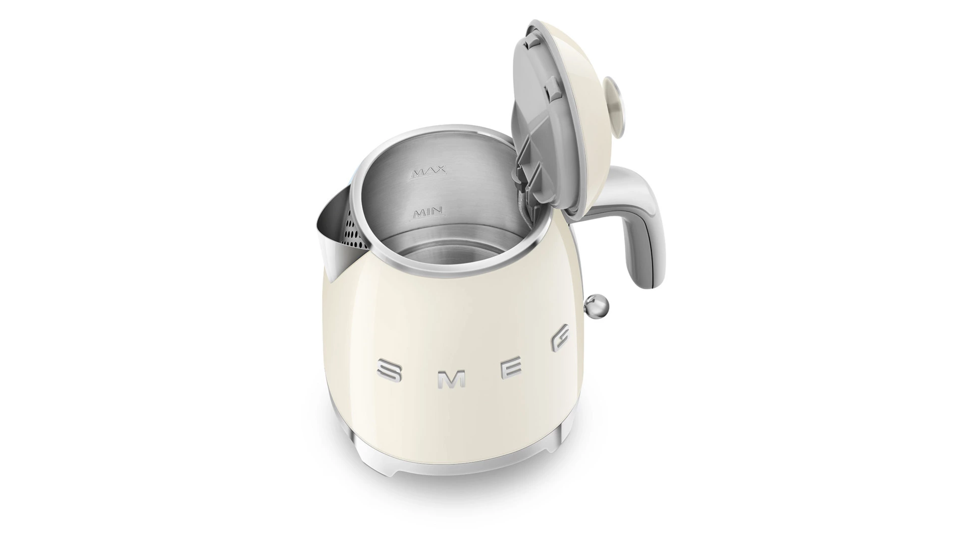 Чайник мини электрический SMEG KLF05CREU, 800мл, кремовый
