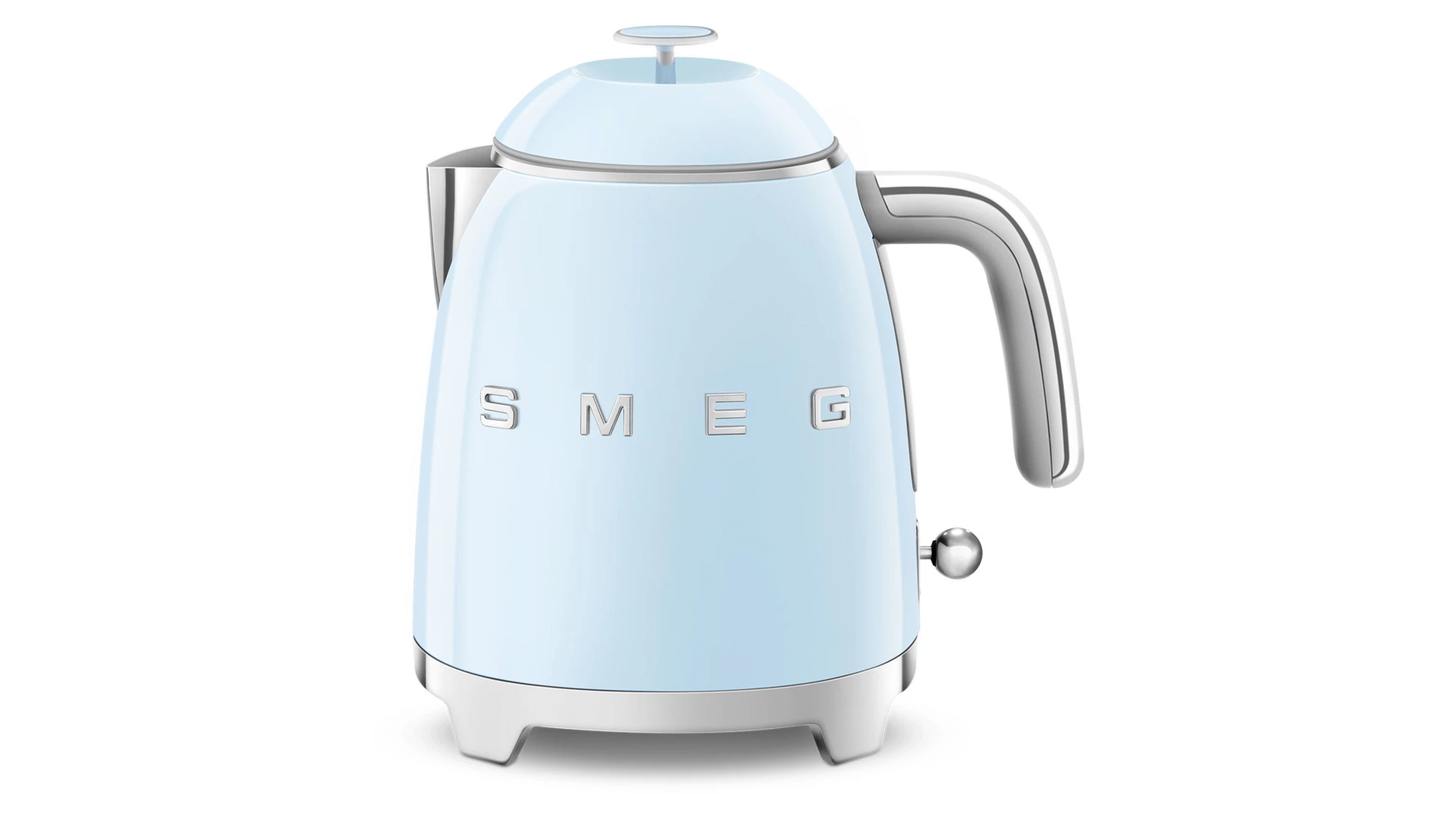 Чайник мини электрический SMEG KLF05PBEU 800 мл, пастельно-голубой