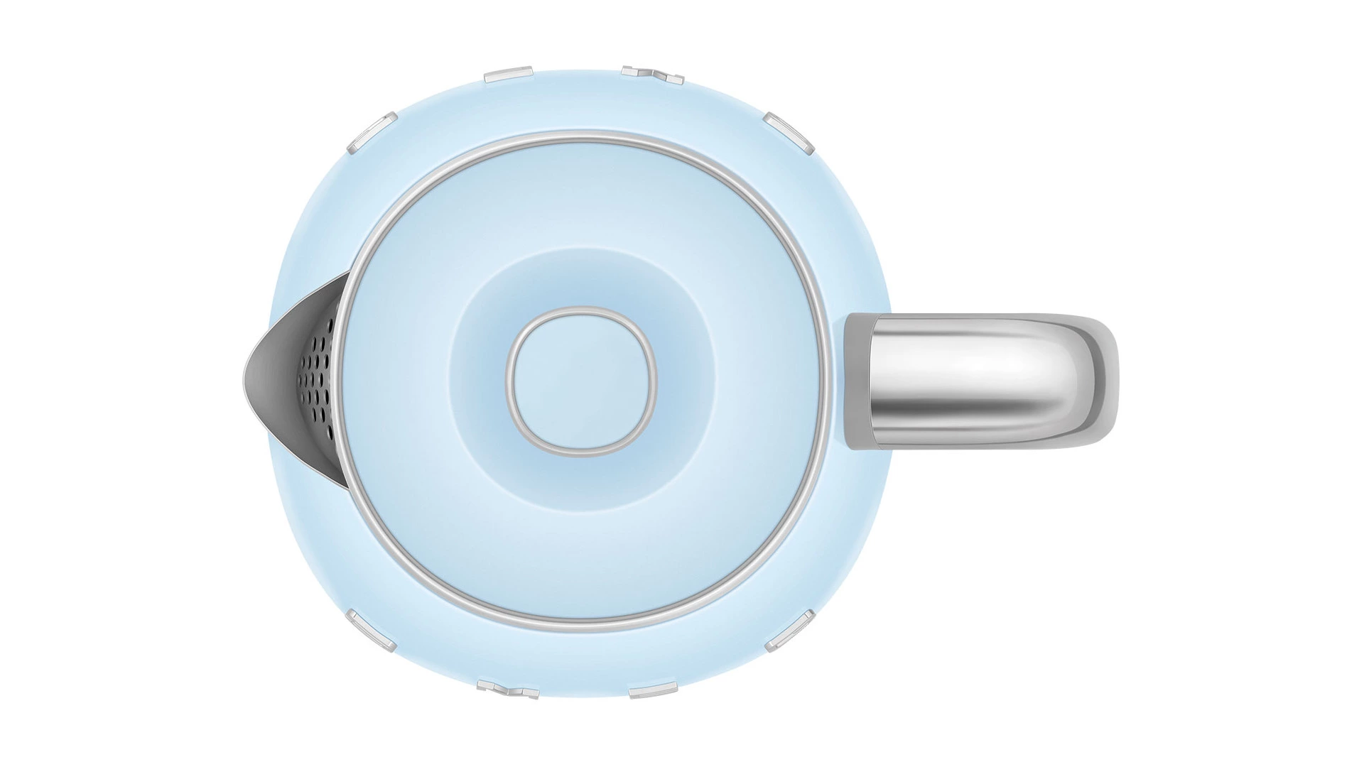 Чайник мини электрический SMEG KLF05PBEU 800 мл, пастельно-голубой