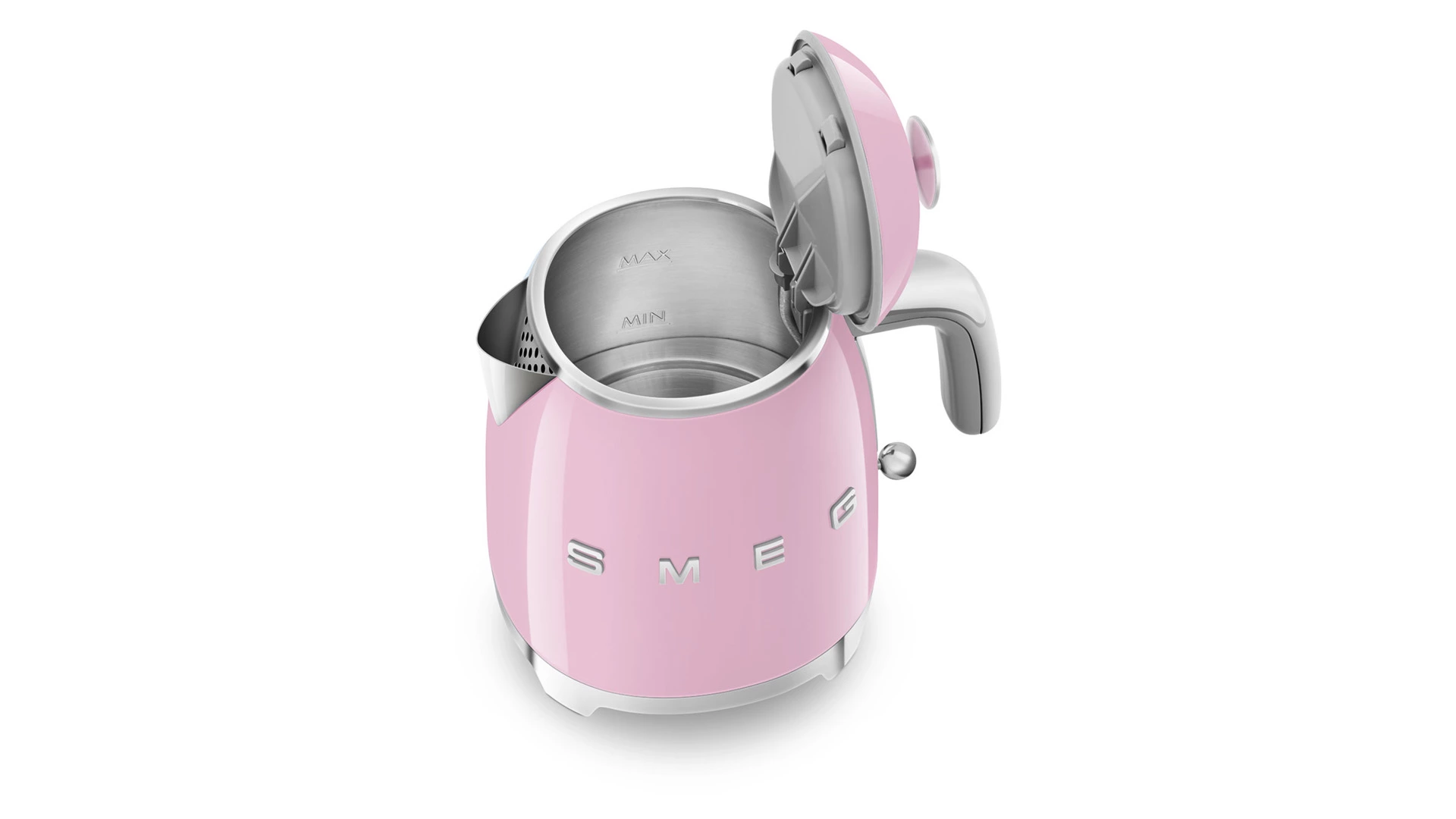 Чайник мини электрический SMEG KLF05PKEU 800 мл, розовый