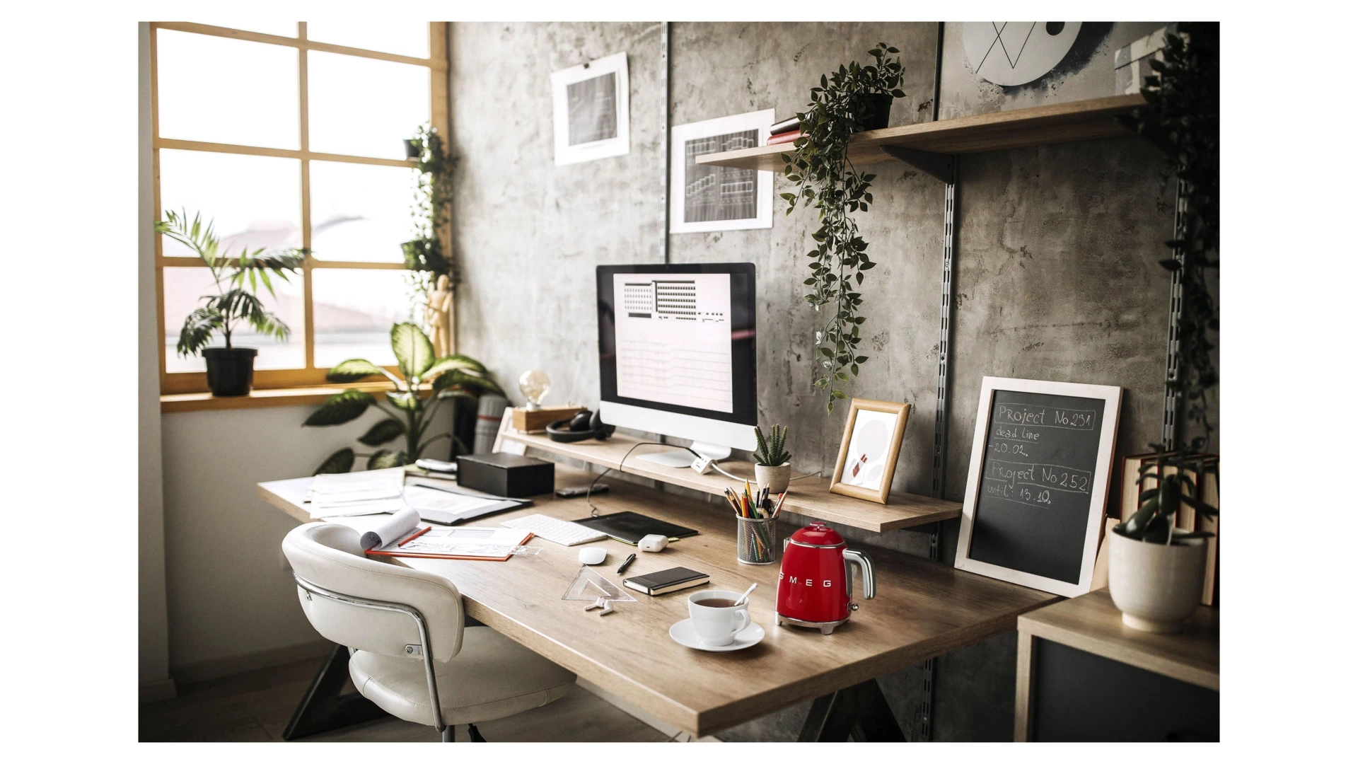 Чайник мини электрический SMEG KLF05RDEU 800 мл, красный