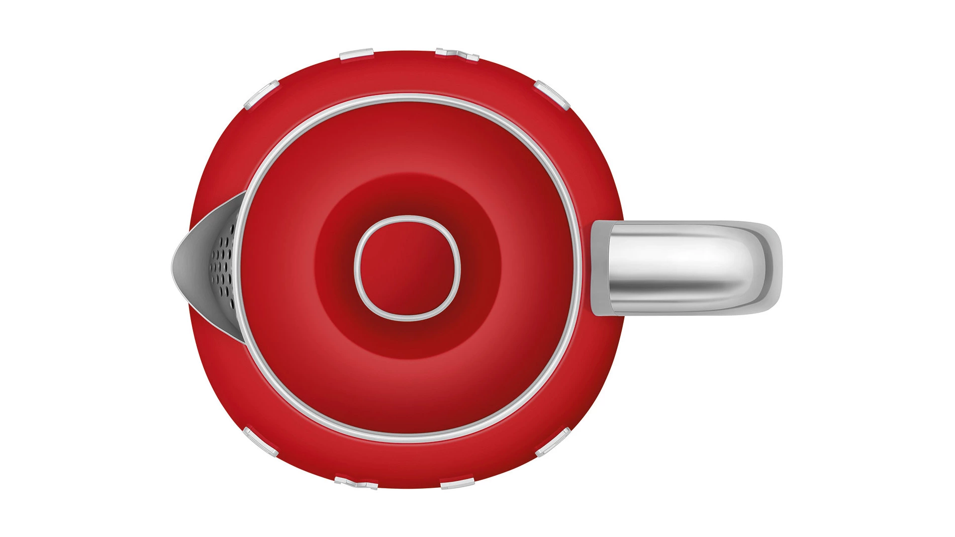 Чайник мини электрический SMEG KLF05RDEU 800 мл, красный