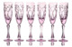 Набор бокалов для шампанского ГХЗ 140 мл, 6 шт, хрусталь, неодимовый