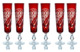 Набор бокалов для шампанского ГХЗ Трактир 175 мл, 6 шт, хрусталь, красный