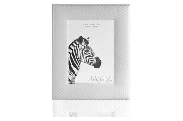 Рамка для фото Intersilver Тростник 9x13 см, белый, алюминий с посеребрением