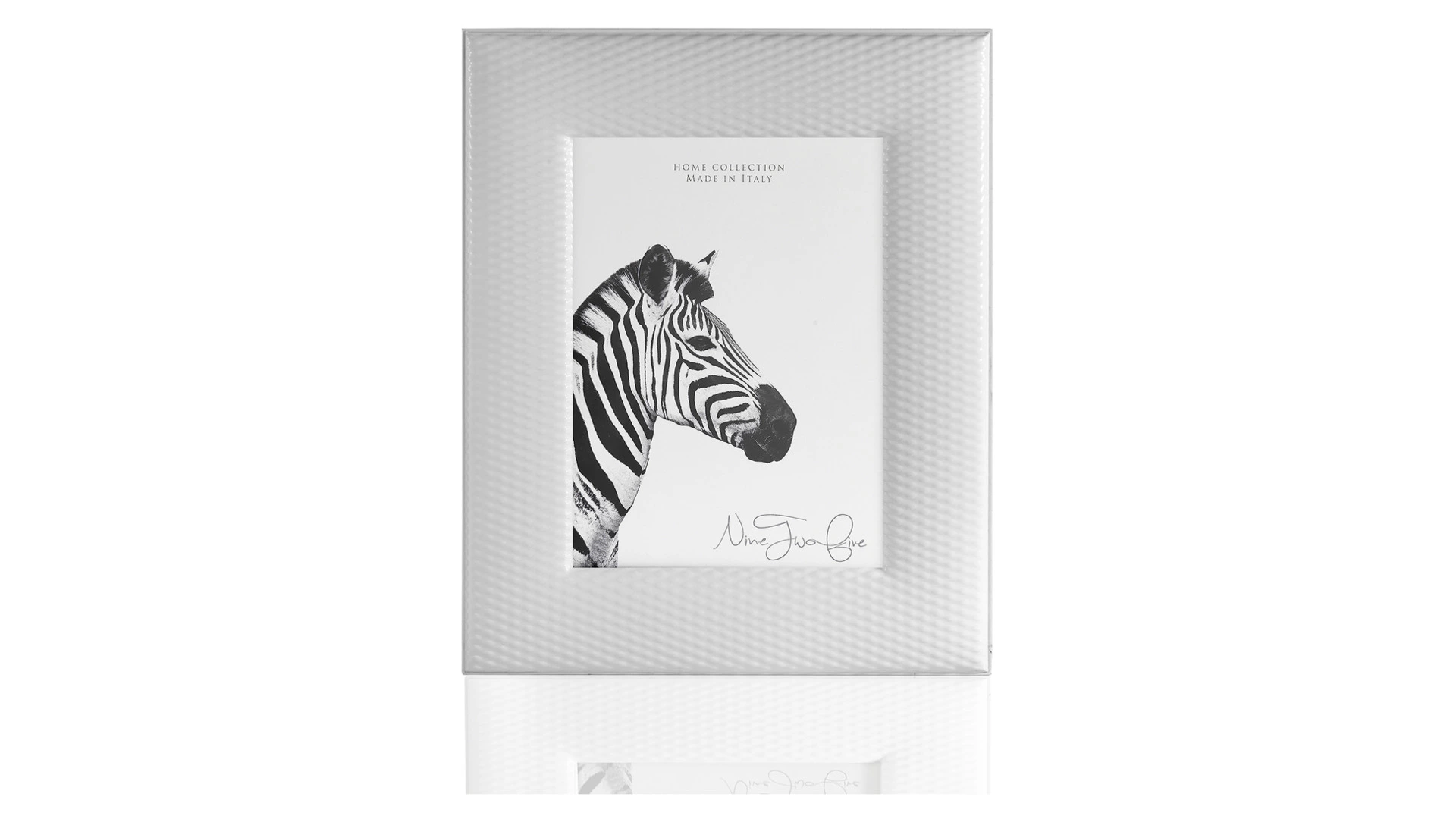 Рамка для фото Intersilver Тростник 13x18 см, белый, алюминий с посеребрением