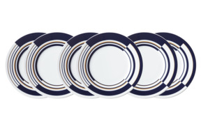 Набор тарелок обеденных Ralph Lauren Home Пейтон 28 см, 6 шт, фарфор