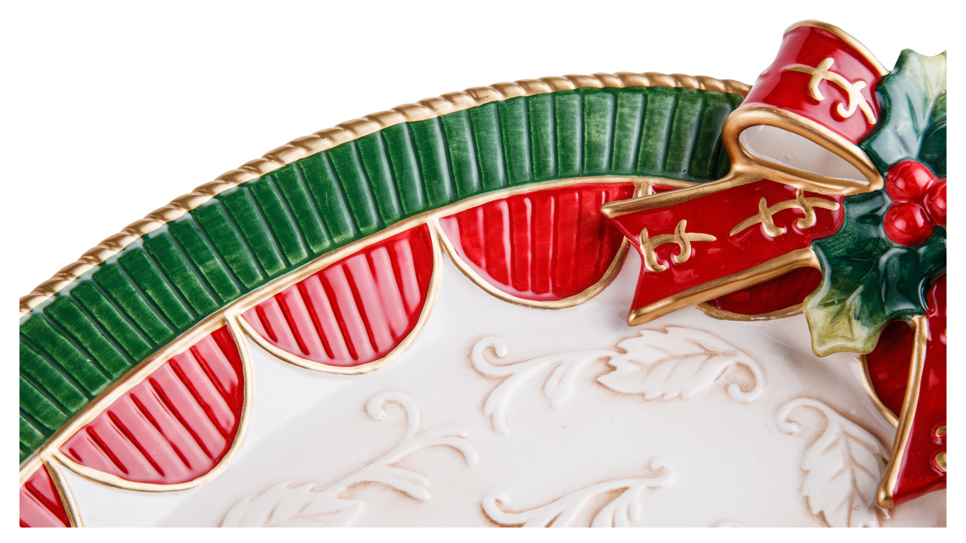 Блюдо сервировочное овальное Lamart Palais Royal 44 см, керамика