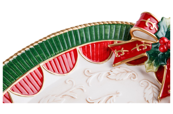 Блюдо сервировочное овальное Lamart Palais Royal 44 см, керамика