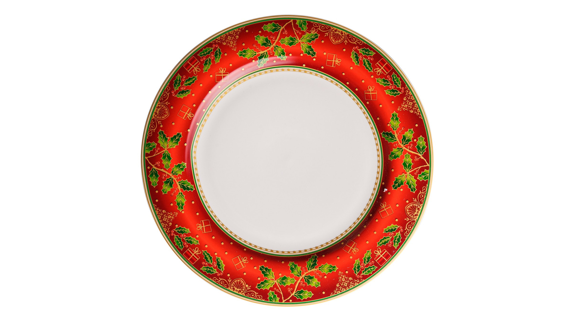 Тарелка обеденная Lamart Palais Royal Остролист 27 см, фарфор