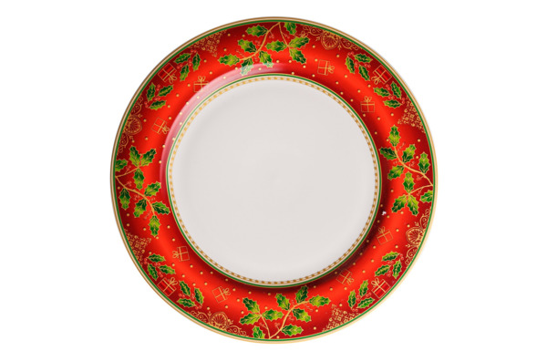 Тарелка обеденная Lamart Palais Royal Остролист 27 см, фарфор