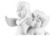 Фигурка Rosenthal Ангелы сидящие с венком из цветов 6 см, фарфор