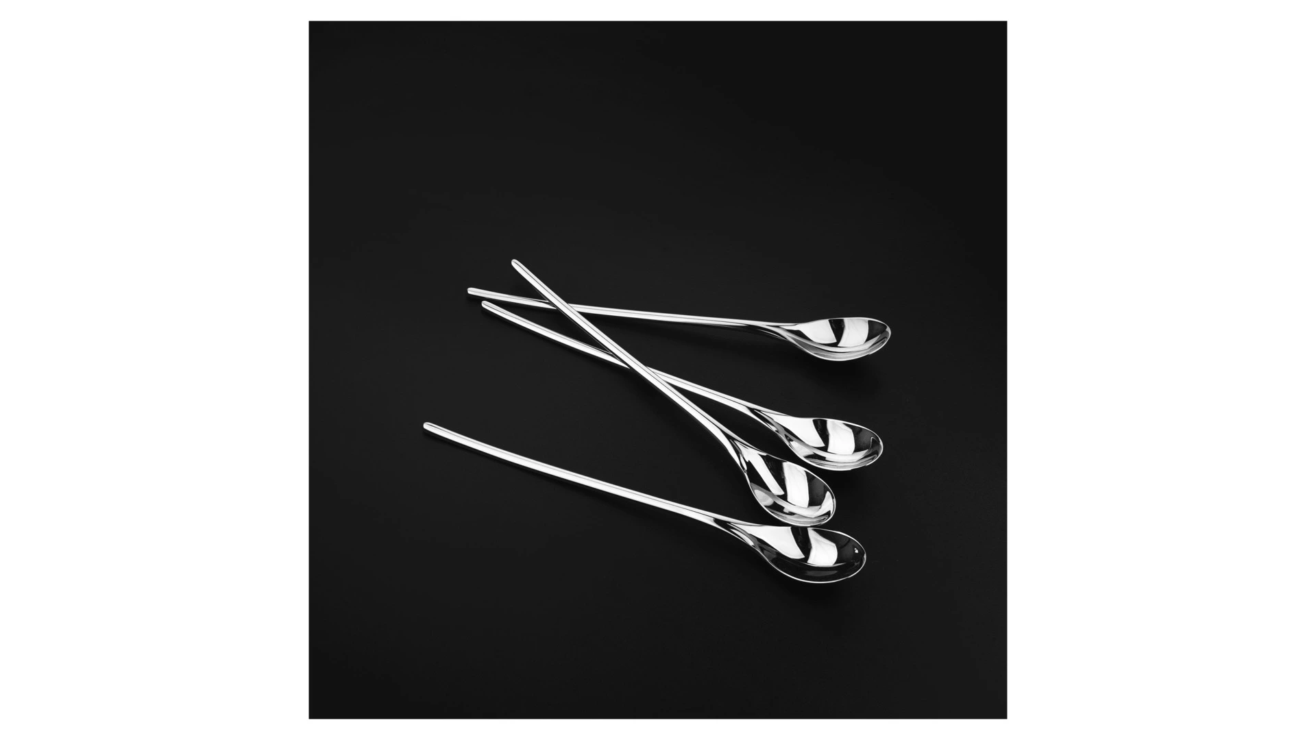 Набор коктейльных ложек Robert Welch Bud, 4 шт, сталь нержавеющая, п/к