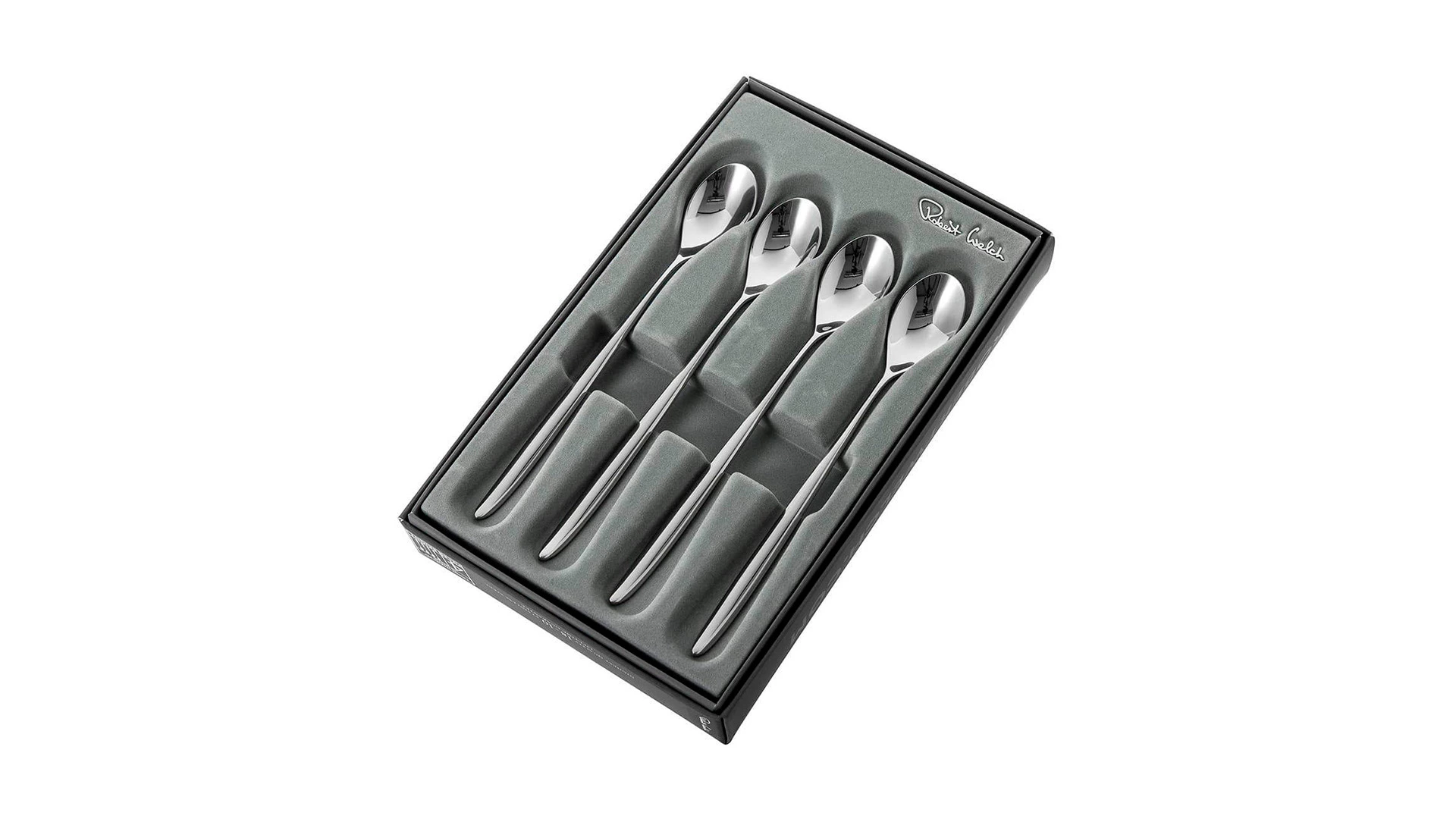 Набор ложек коктейльных Robert Welch Hidcote Bright 26 см, 4 шт, сталь нержавеющая, п/к