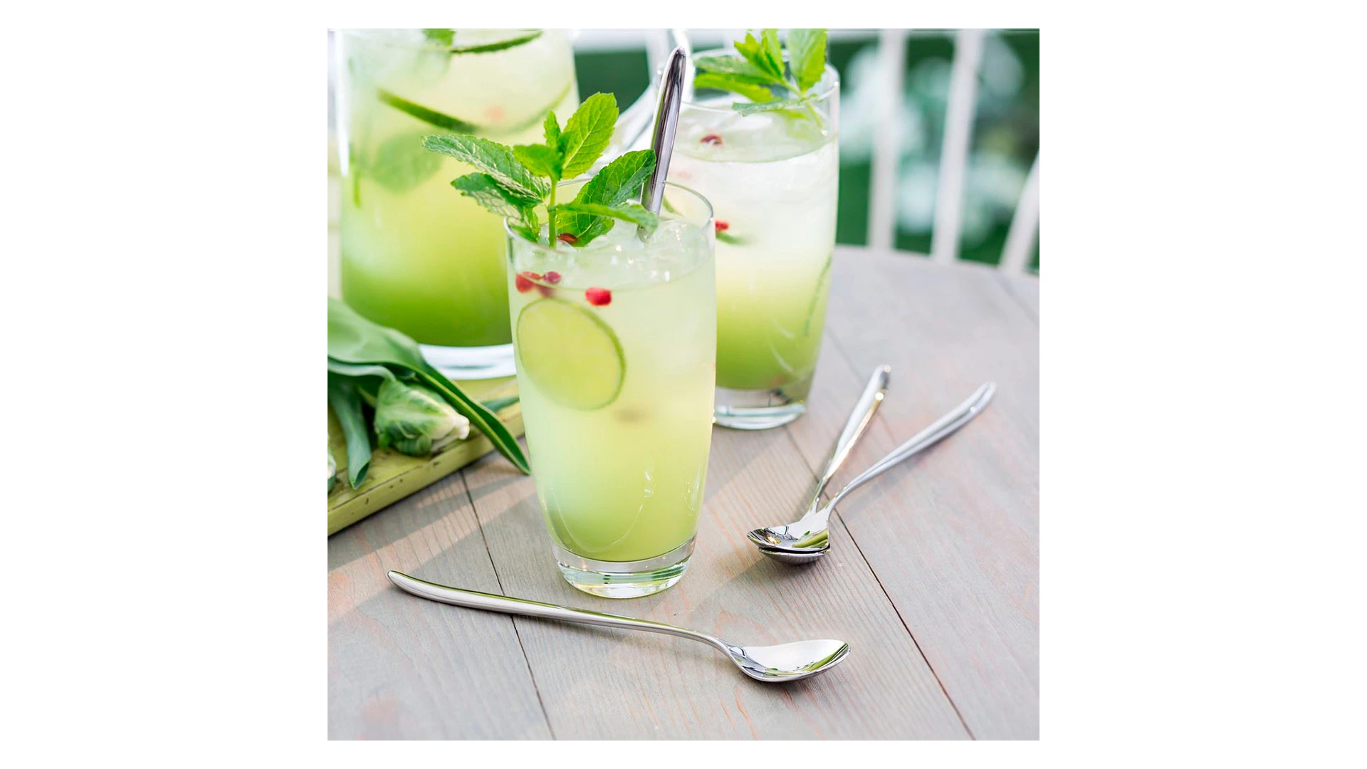 Набор ложек коктейльных Robert Welch Hidcote Bright 26 см, 4 шт, сталь нержавеющая, п/к