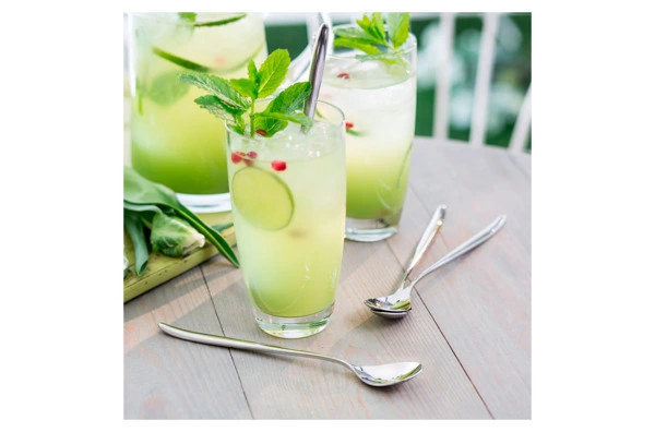 Набор ложек коктейльных Robert Welch Hidcote Bright 26 см, 4 шт, сталь нержавеющая, п/к