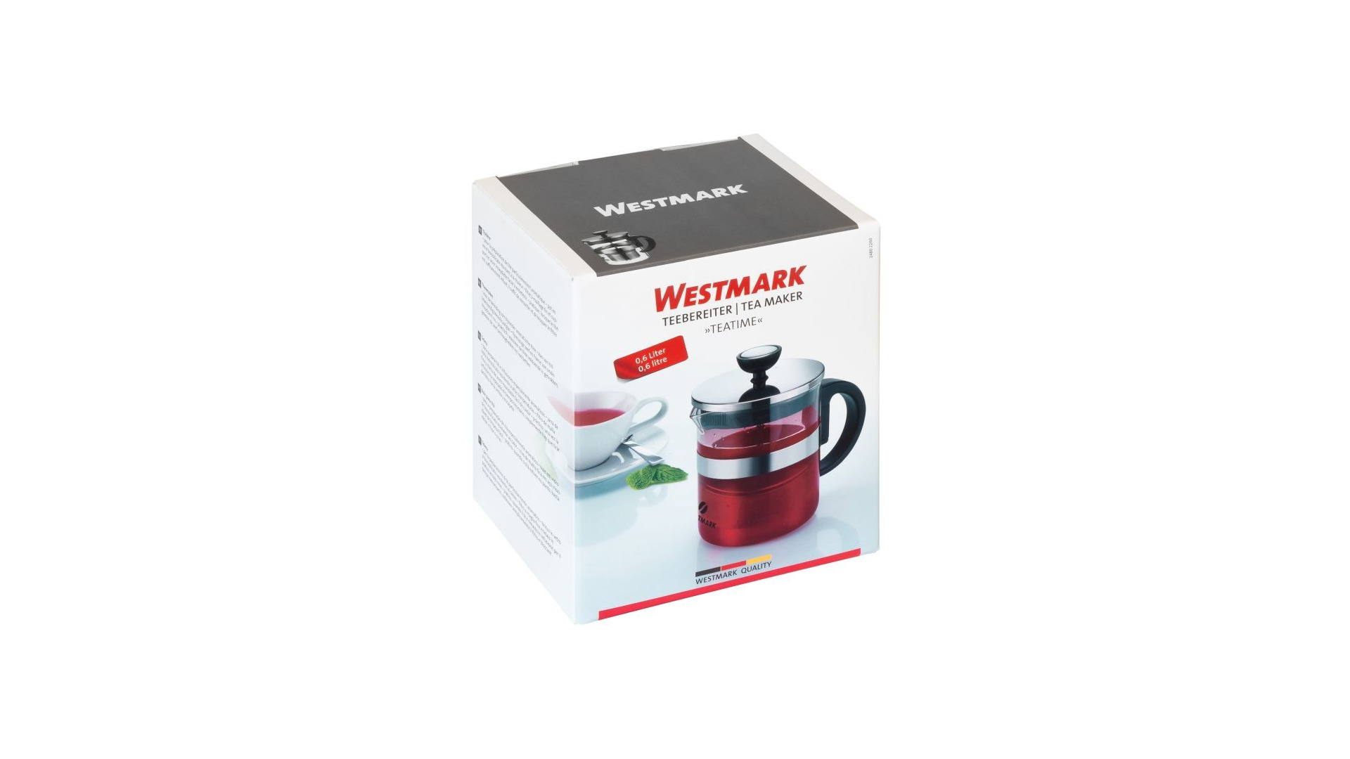 Чайник заварочный Westmark Teatime 600 мл, стекло