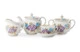 Сервиз чайный Франц Гарднер в Вербилках Колокольчик на 6 персон 15 предметов, фарфор, п/к
