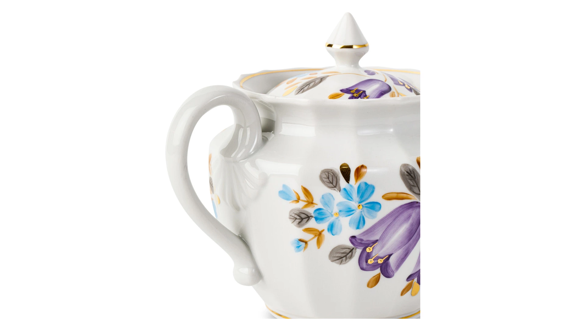 Сервиз чайный Франц Гарднер в Вербилках Колокольчик на 6 персон 15 предметов, фарфор, п/к