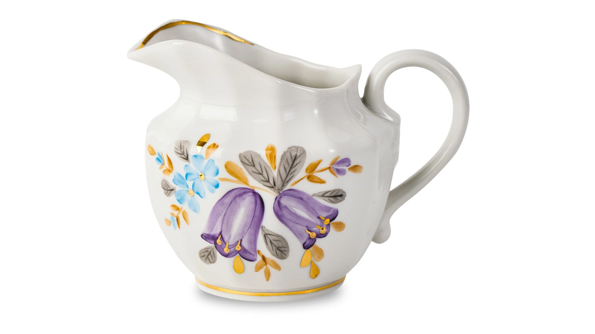 Сервиз чайный Франц Гарднер в Вербилках Колокольчик на 6 персон 15 предметов, фарфор, п/к