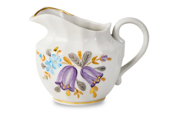 Сервиз чайный Франц Гарднер в Вербилках Колокольчик на 6 персон 15 предметов, фарфор, п/к