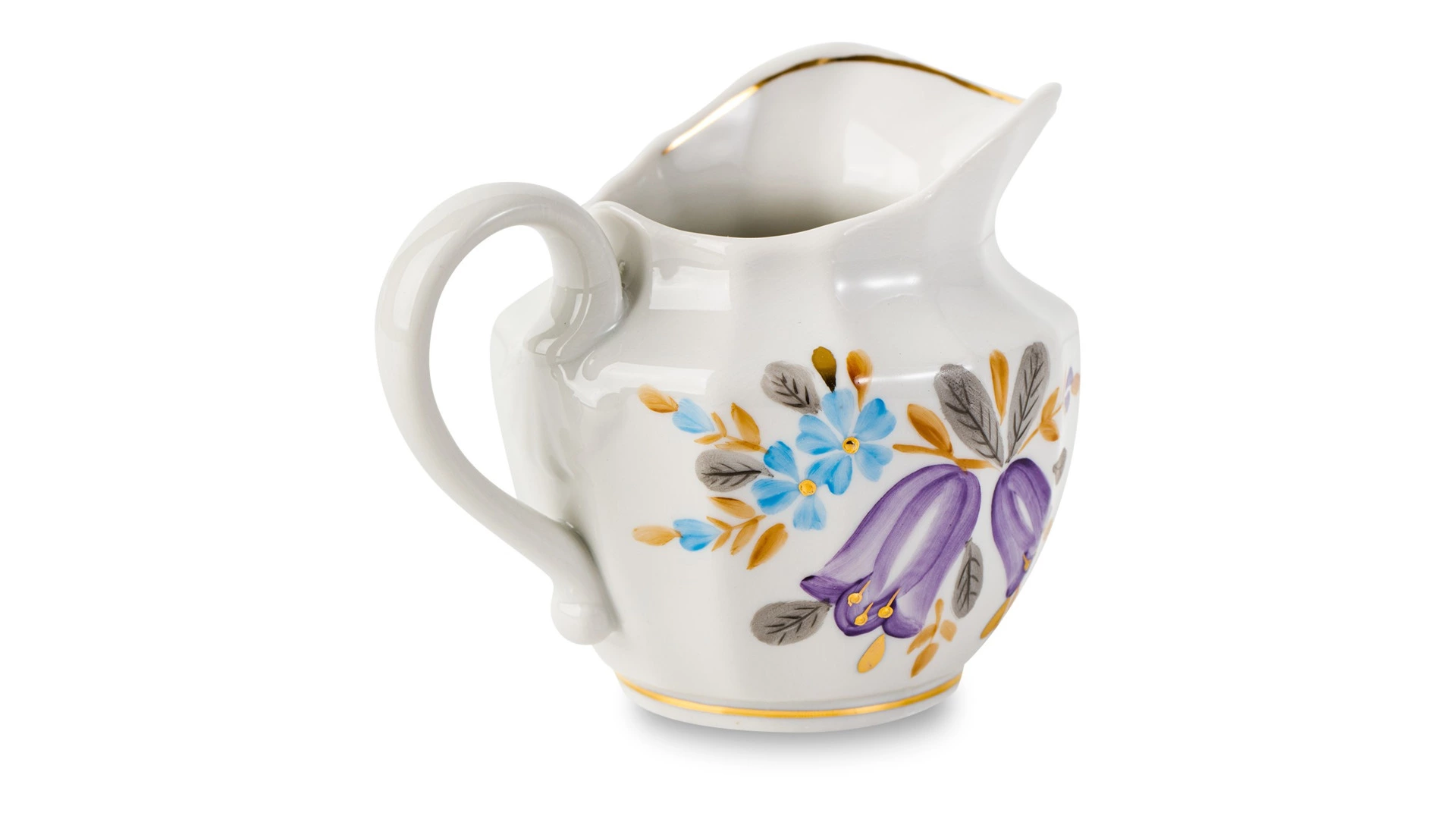 Сервиз чайный Франц Гарднер в Вербилках Колокольчик на 6 персон 15 предметов, фарфор, п/к