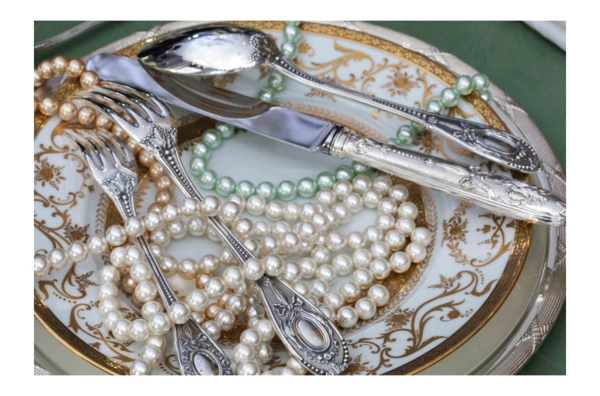 Набор вилок для пирожных Odiot Компьень 15,3 см, 6 шт, серебро 925