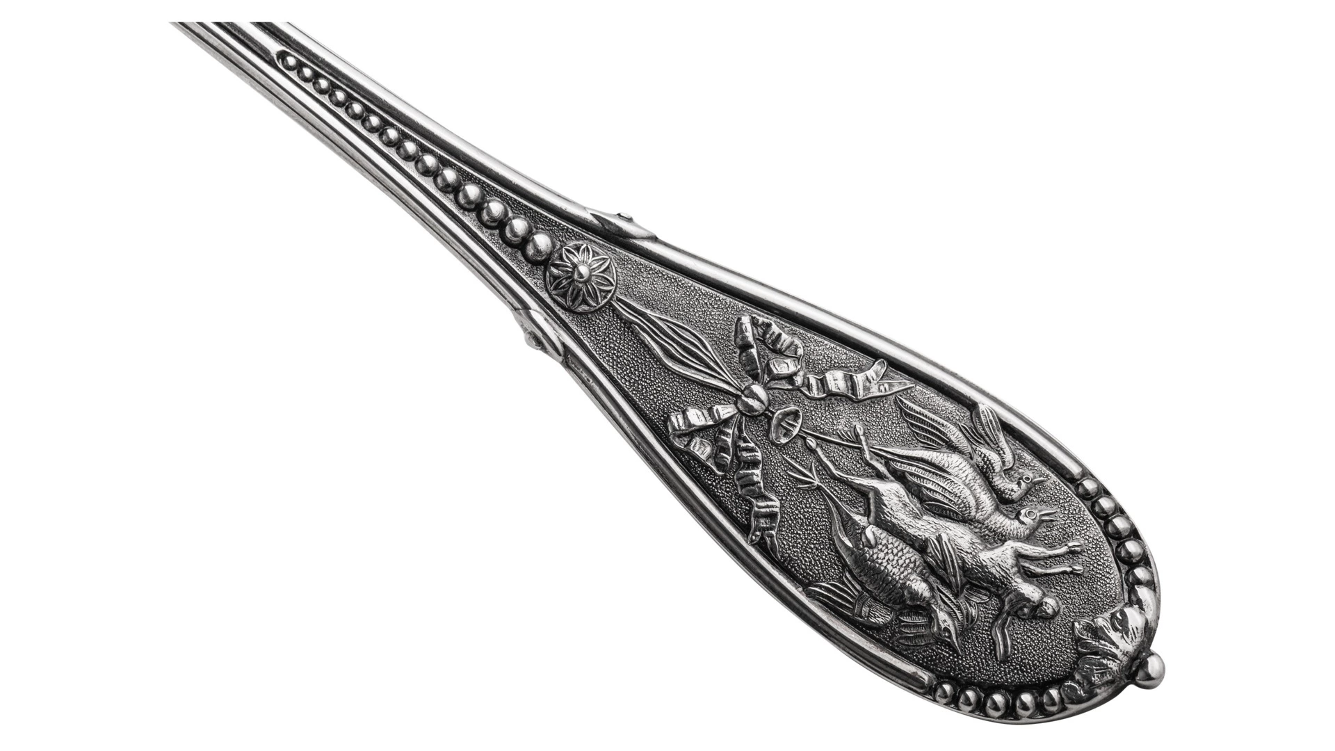 Набор столовых приборов для рыбы Odiot Компьень на 6 персон 14 предмета, серебро 925