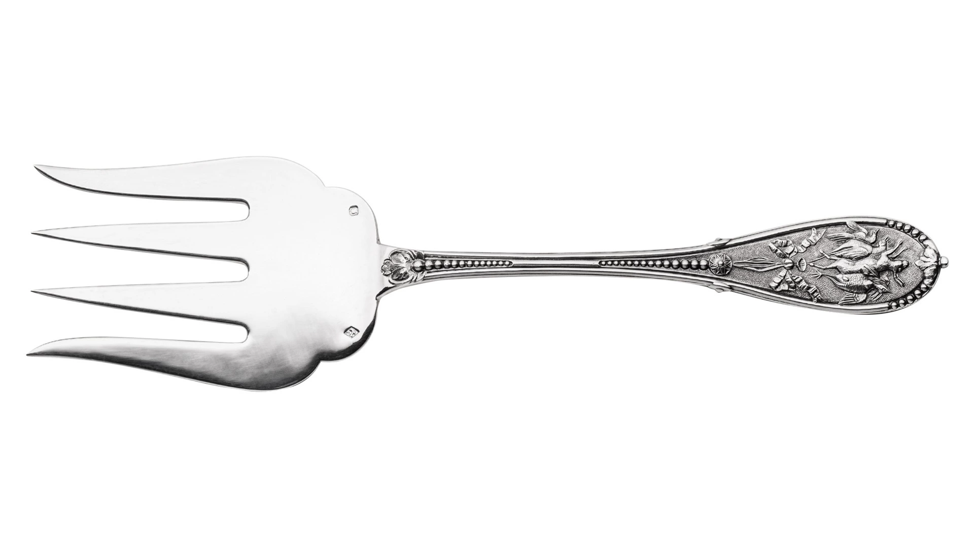 Набор столовых приборов для рыбы Odiot Компьень на 6 персон 14 предмета, серебро 925