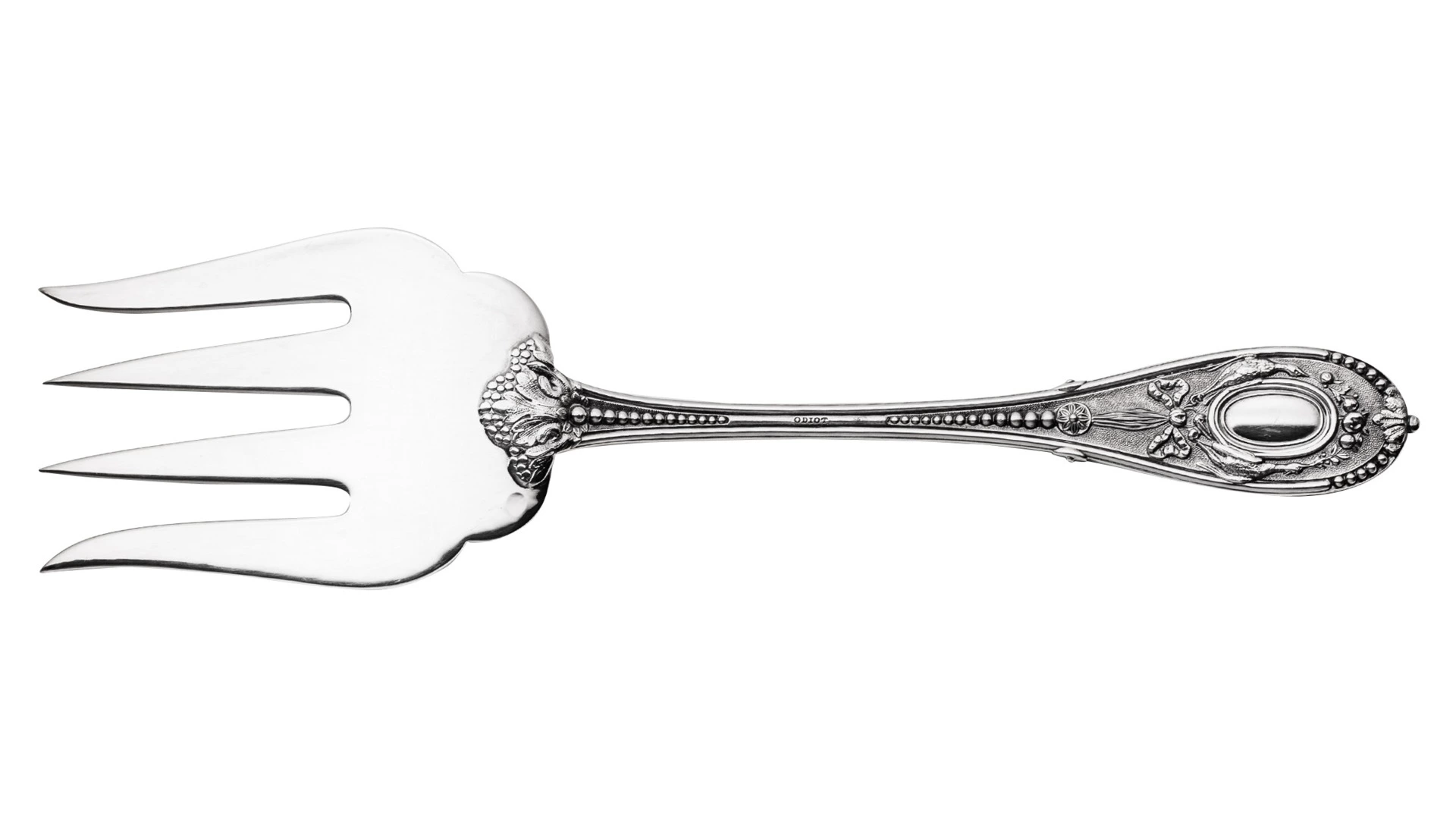 Набор столовых приборов для рыбы Odiot Компьень на 6 персон 14 предмета, серебро 925