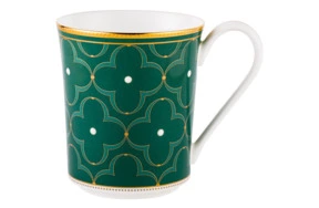 Кружка Noritake Трефолио, зеленый 395 мл, фарфор