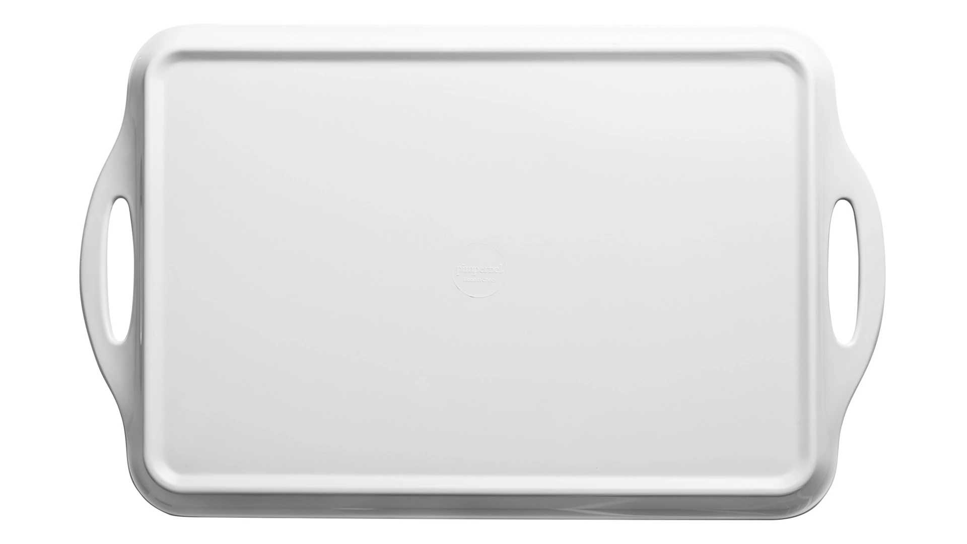 Поднос прямоугольный с ручками Pimpernel Забавная фауна Зайка и пчела 48х29,5 см, пластик