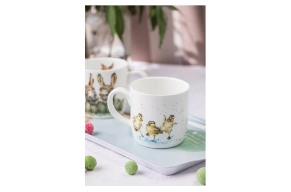 Кружка Royal Worcester Забавная фауна Утка с утятами 310 мл, фарфор костяной