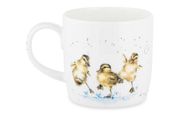 Кружка Royal Worcester Забавная фауна Утка с утятами 310 мл, фарфор костяной
