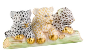 Фигурка Herend Herend Амурские Тигрята 5,5  см, фарфор