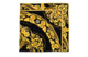 Платок сувенирный Русские в моде Златоустовская гравюра 90х90 см, шелк, вискоза, ручная подшивка